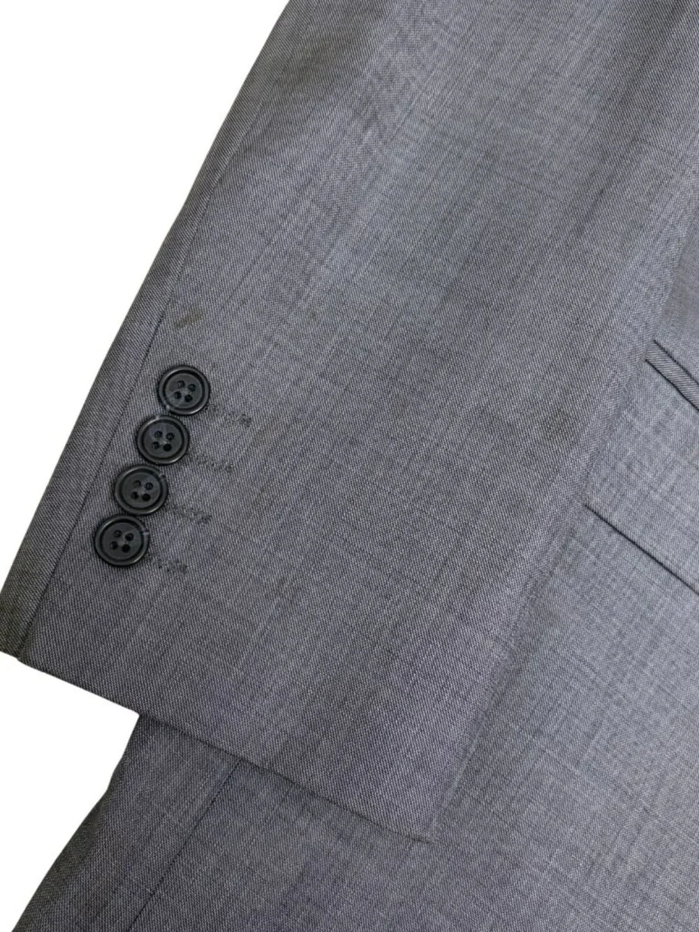DANIEL HECHTER Blazer Sport Coat Grey Business Casual Work Luxury Jacket 40T